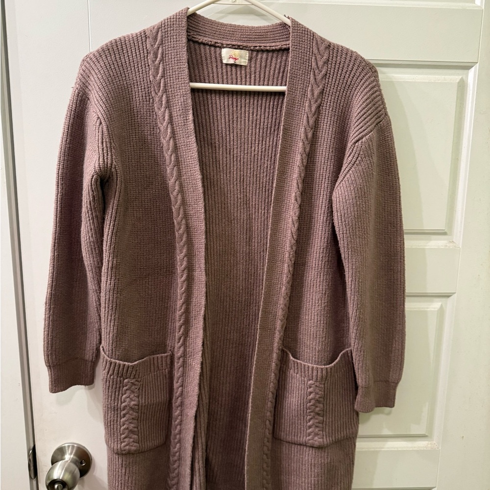 Paige‎ Chunky Cozy Knit Open Front Cardigan Sweater Size Medium